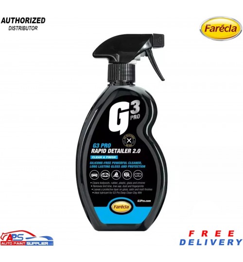 Farecla G3 Rapid Detailer 500ml – High Gloss Quick Clean Spray